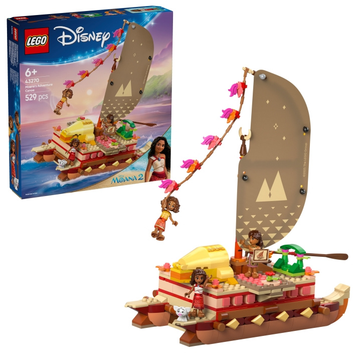 LEGO Disney Princess - Moanan seikkailukanootti (43270) ryhmässä LELUT, TUOTTEET LAPSILLE JA VAUVOILLE / Leikkikalut, Askartelu &Pelit / Rakennuslelut / Lego @ TP E-commerce Nordic AB (D19021)