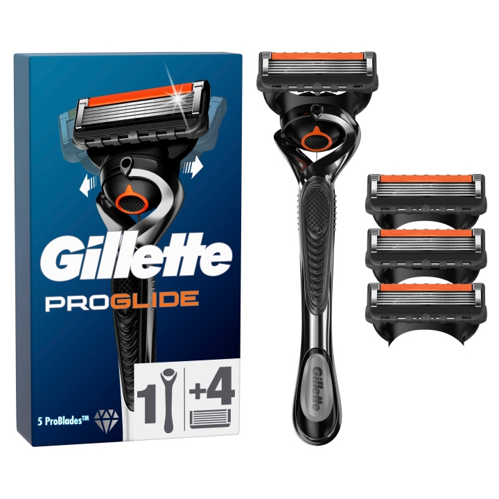 Gillette Proglide-partakone - sininen/musta ryhmässä KAUNEUS JA TERVEYS / Hiukset &Stailaus / Sheivaus ja trimmaus / Partahöylät & Tarvikkeet @ TP E-commerce Nordic AB (D19024)