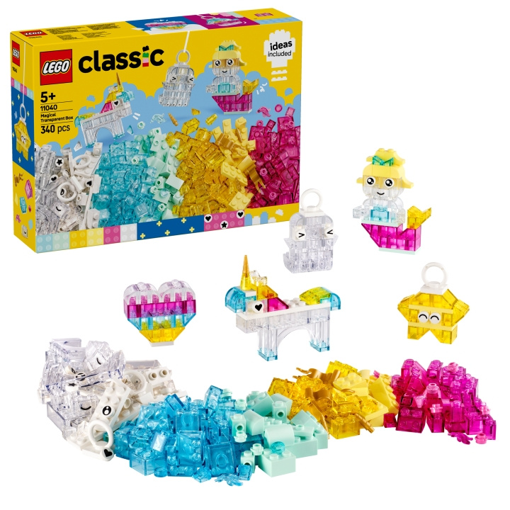 LEGO LEGO Classic - maaginen läpinäkyvä laatikko (11040) ryhmässä LELUT, TUOTTEET LAPSILLE JA VAUVOILLE / Leikkikalut, Askartelu &Pelit / Rakennuslelut / Lego @ TP E-commerce Nordic AB (D19035)