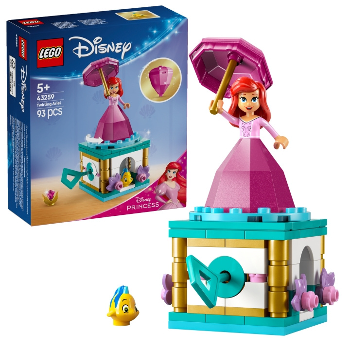 LEGO Disney Princess - pyörivä Ariel (43259) ryhmässä LELUT, TUOTTEET LAPSILLE JA VAUVOILLE / Leikkikalut, Askartelu &Pelit / Rakennuslelut / Lego @ TP E-commerce Nordic AB (D19036)