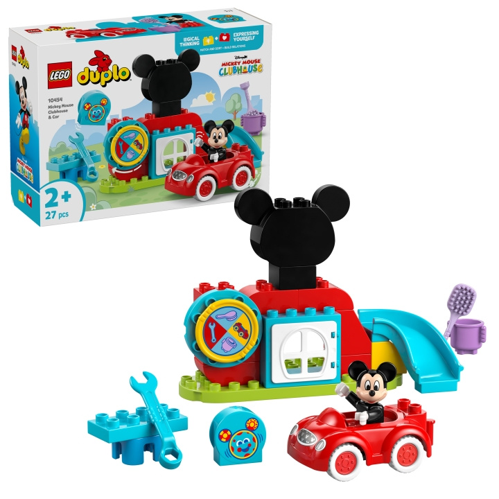 LEGO DUPLO Disney TM - Mikki Hiiren kerhotalo ja auto (10454) ryhmässä LELUT, TUOTTEET LAPSILLE JA VAUVOILLE / Leikkikalut, Askartelu &Pelit / Rakennuslelut / Lego @ TP E-commerce Nordic AB (D19038)