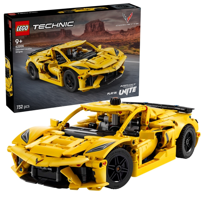 LEGO Tekniikka - Chevrolet Corvette Stingray (42205) ryhmässä LELUT, TUOTTEET LAPSILLE JA VAUVOILLE / Leikkikalut, Askartelu &Pelit / Rakennuslelut / Lego @ TP E-commerce Nordic AB (D19042)