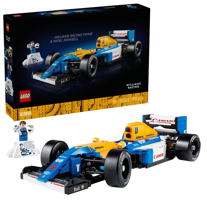 LEGO Ikonit - Williams Racing FW14B & Nigel Mansell (10353) ryhmässä LELUT, TUOTTEET LAPSILLE JA VAUVOILLE / Leikkikalut, Askartelu &Pelit / Rakennuslelut / Lego @ TP E-commerce Nordic AB (D19044)