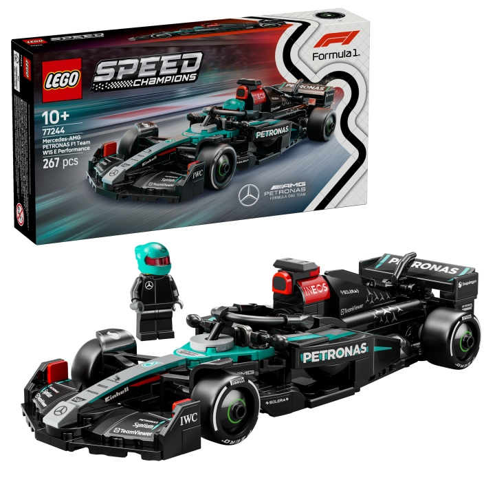 LEGO Speed Champions - Mercedes-AMG F1 W15 kilpa-auto (77244) ryhmässä LELUT, TUOTTEET LAPSILLE JA VAUVOILLE / Leikkikalut, Askartelu &Pelit / Rakennuslelut / Lego @ TP E-commerce Nordic AB (D19045)