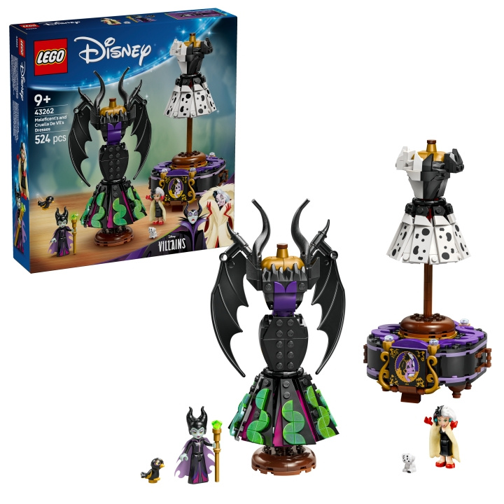 LEGO Disney Classic - Maleficentin ja Cruella De Vilin mekot (43262) ryhmässä LELUT, TUOTTEET LAPSILLE JA VAUVOILLE / Leikkikalut, Askartelu &Pelit / Rakennuslelut / Lego @ TP E-commerce Nordic AB (D19047)