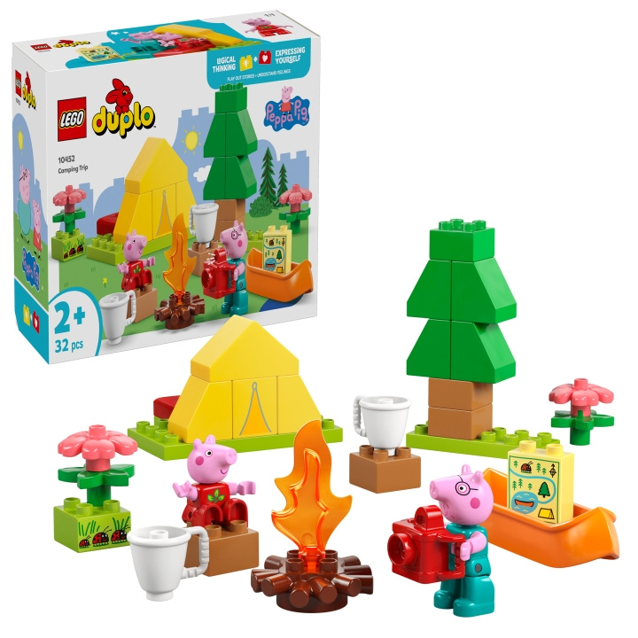LEGO DUPLO Peppa Pig - telttailu (10452) ryhmässä LELUT, TUOTTEET LAPSILLE JA VAUVOILLE / Leikkikalut, Askartelu &Pelit / Rakennuslelut / Lego @ TP E-commerce Nordic AB (D19051)