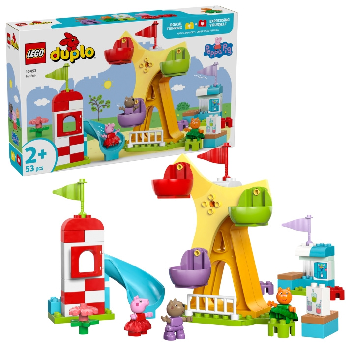 LEGO DUPLO Peppa Pig - tivoli (10453) ryhmässä LELUT, TUOTTEET LAPSILLE JA VAUVOILLE / Leikkikalut, Askartelu &Pelit / Rakennuslelut / Lego @ TP E-commerce Nordic AB (D19052)