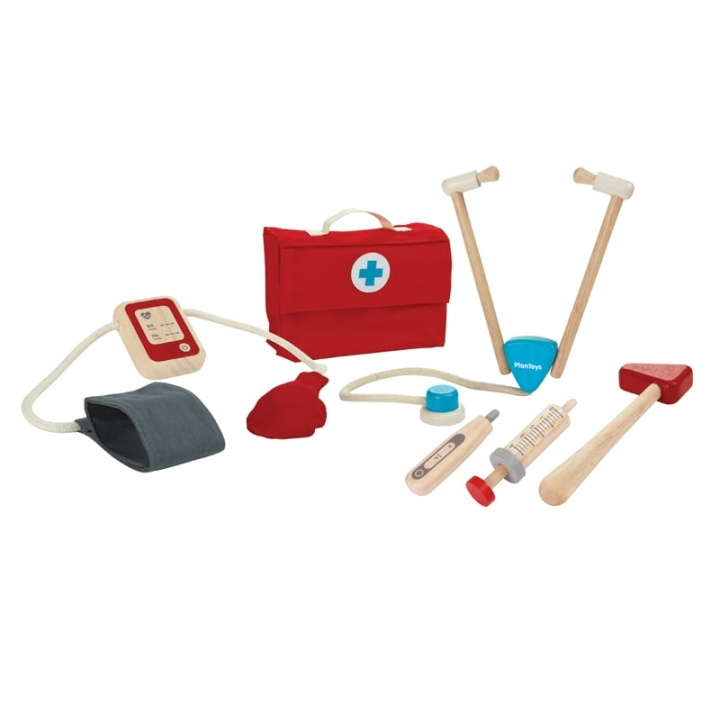 PlanToys Lääkärisetti (3451) ryhmässä LELUT, TUOTTEET LAPSILLE JA VAUVOILLE / Leikkikalut, Askartelu &Pelit / Lelusarja @ TP E-commerce Nordic AB (D19056)