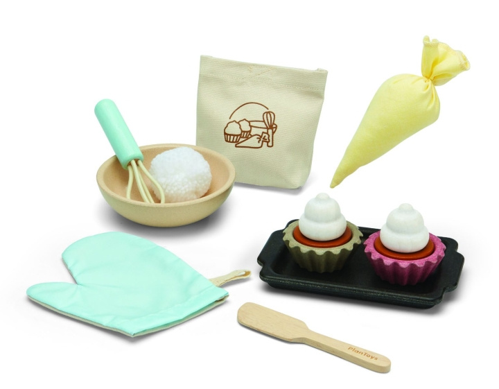 PlanToys Kuppikakkusetti (3626) ryhmässä LELUT, TUOTTEET LAPSILLE JA VAUVOILLE / Leikkikalut, Askartelu &Pelit / Lelusarja @ TP E-commerce Nordic AB (D19057)