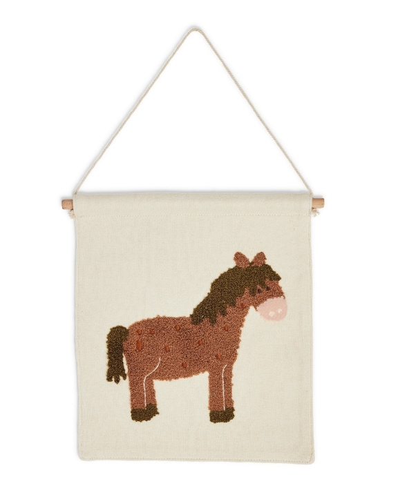 Smallstuff Seinäkoriste, hevonen - Luonnollinen - 37x33 cm (40023-14) ryhmässä KOTI, TALOUS JA PUUTARHA / Sisustus / Kehyksiä @ TP E-commerce Nordic AB (D19087)