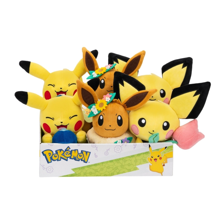 Pokémon Plush 20 cm Spring Ass CDU - (PKW2842-4) ryhmässä LELUT, TUOTTEET LAPSILLE JA VAUVOILLE / Lelut vauvoille (0-3v) / Pehmolelut @ TP E-commerce Nordic AB (D19134)