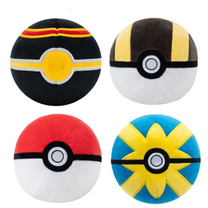 Pokémon Pehmoinen 10 cm Pokeball Ass CDU - (PKW3554-3) ryhmässä LELUT, TUOTTEET LAPSILLE JA VAUVOILLE / Leikkikalut, Askartelu &Pelit / Figuurit, miniatyyrit ja tarvikkeet @ TP E-commerce Nordic AB (D19135)