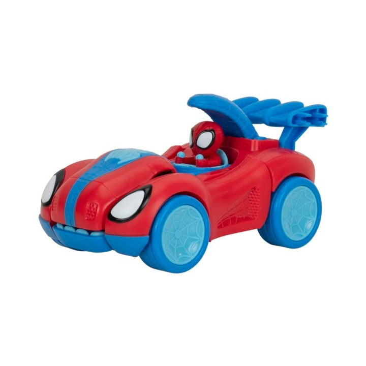 Spidey Spidey Rex Racer (SNF0350) ryhmässä LELUT, TUOTTEET LAPSILLE JA VAUVOILLE / Leikkikalut, Askartelu &Pelit / Leikkiautot @ TP E-commerce Nordic AB (D19136)