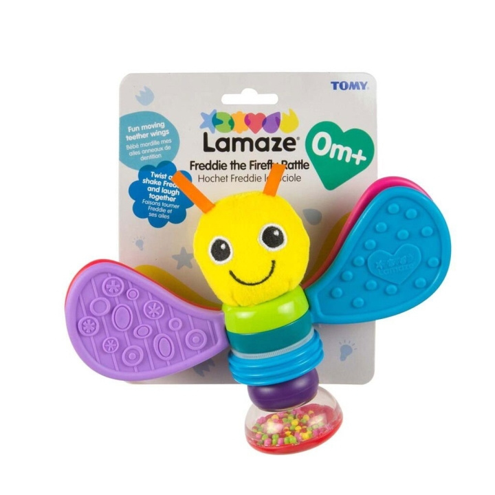 Lamaze Freddie Tulikärpäsen helistin - (941-276361) ryhmässä LELUT, TUOTTEET LAPSILLE JA VAUVOILLE / Lelut vauvoille (0-3v) / Toiminnalliset lelut @ TP E-commerce Nordic AB (D19159)
