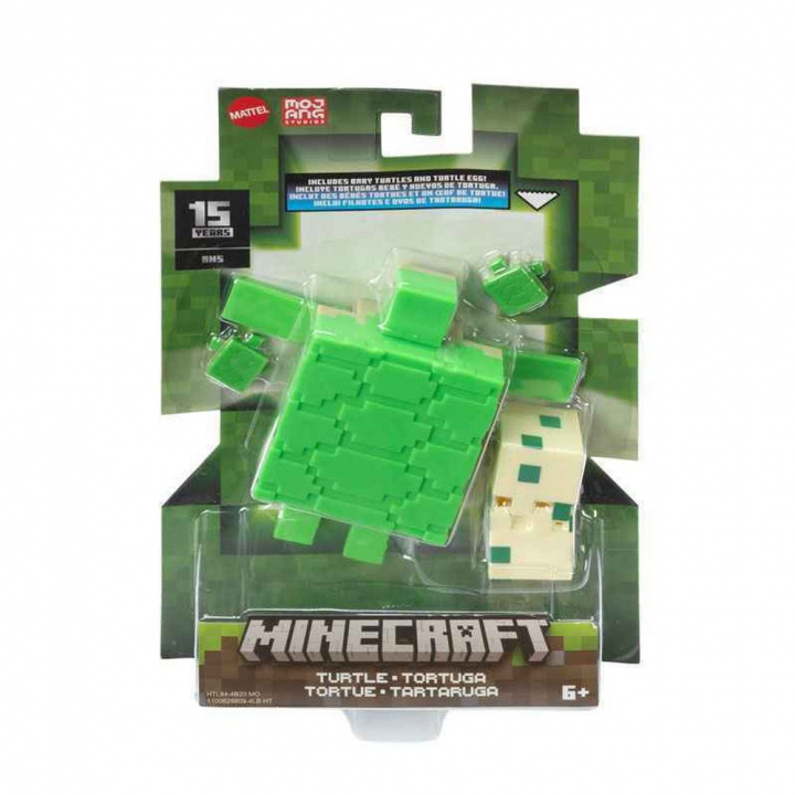 MINECRAFT Biome rakentaa - 8cm kilpikonna (HTL84) ryhmässä LELUT, TUOTTEET LAPSILLE JA VAUVOILLE / Leikkikalut, Askartelu &Pelit / Figuurit, miniatyyrit ja tarvikkeet @ TP E-commerce Nordic AB (D19160)