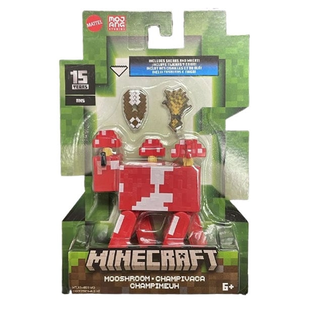 MINECRAFT Biome Builds - 8cm Mooshroom (HTL83) ryhmässä LELUT, TUOTTEET LAPSILLE JA VAUVOILLE / Leikkikalut, Askartelu &Pelit / Figuurit, miniatyyrit ja tarvikkeet @ TP E-commerce Nordic AB (D19163)