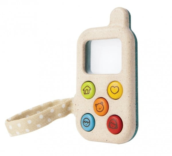 PlanToys Ensimmäinen puhelimeni (5674) ryhmässä LELUT, TUOTTEET LAPSILLE JA VAUVOILLE / Lelut vauvoille (0-3v) / Toiminnalliset lelut @ TP E-commerce Nordic AB (D19227)