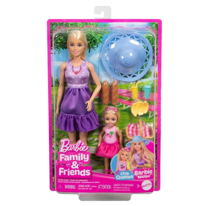 Barbie Malibu & Chelsea Core Dolls - (960-2504) ryhmässä LELUT, TUOTTEET LAPSILLE JA VAUVOILLE / Leikkikalut, Askartelu &Pelit / Nuket & Tarvikkeet @ TP E-commerce Nordic AB (D19248)