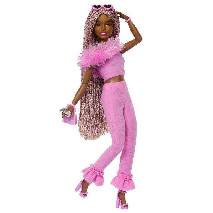 Barbie Deluxe Style Fur Black - (960-2511) ryhmässä LELUT, TUOTTEET LAPSILLE JA VAUVOILLE / Leikkikalut, Askartelu &Pelit / Nuket & Tarvikkeet @ TP E-commerce Nordic AB (D19253)