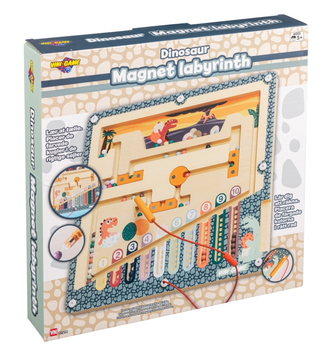Vini Games Dinosaurus puu/magneettipeli (31914) ryhmässä LELUT, TUOTTEET LAPSILLE JA VAUVOILLE / Leikkikalut, Askartelu &Pelit / Lelut @ TP E-commerce Nordic AB (D19268)