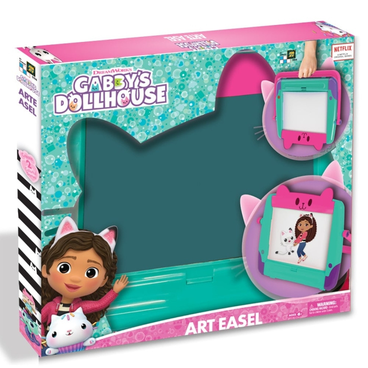 Diamantino Gabby\'s Dollhouse 4-in-1 liitutaulu - (107110) ryhmässä LELUT, TUOTTEET LAPSILLE JA VAUVOILLE / Leikkikalut, Askartelu &Pelit / Piirrä ja laske @ TP E-commerce Nordic AB (D19271)