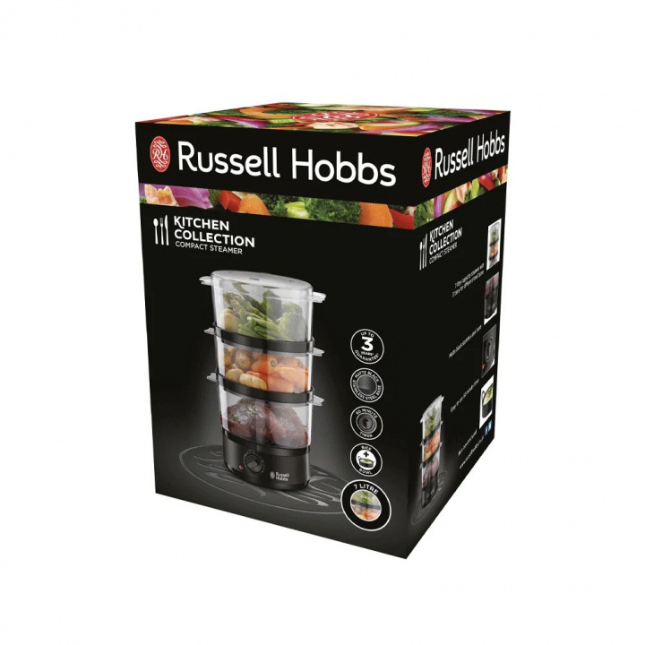 Russell Hobbs Kompakti ruoan höyrystin ryhmässä KOTI, TALOUS JA PUUTARHA / Keittiövälineet / Muut keittivälineet @ TP E-commerce Nordic AB (D19294)