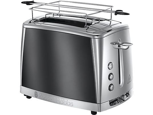 Russell Hobbs Luna 2 viipaletta leivänpaahdin - Moonlight Grey (kuunvalonharmaa) ryhmässä KOTI, TALOUS JA PUUTARHA / Kodinkoneet / Leivänpaahtimet & Leipägrillit / Leivänpaahtimet @ TP E-commerce Nordic AB (D19297)