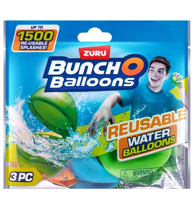 Bunch O \'Balloons Uudelleenkäytettävät vesipallot 3PK (56592UQ1) ryhmässä LELUT, TUOTTEET LAPSILLE JA VAUVOILLE / Ulkoleut / Kylpylelut @ TP E-commerce Nordic AB (D19298)