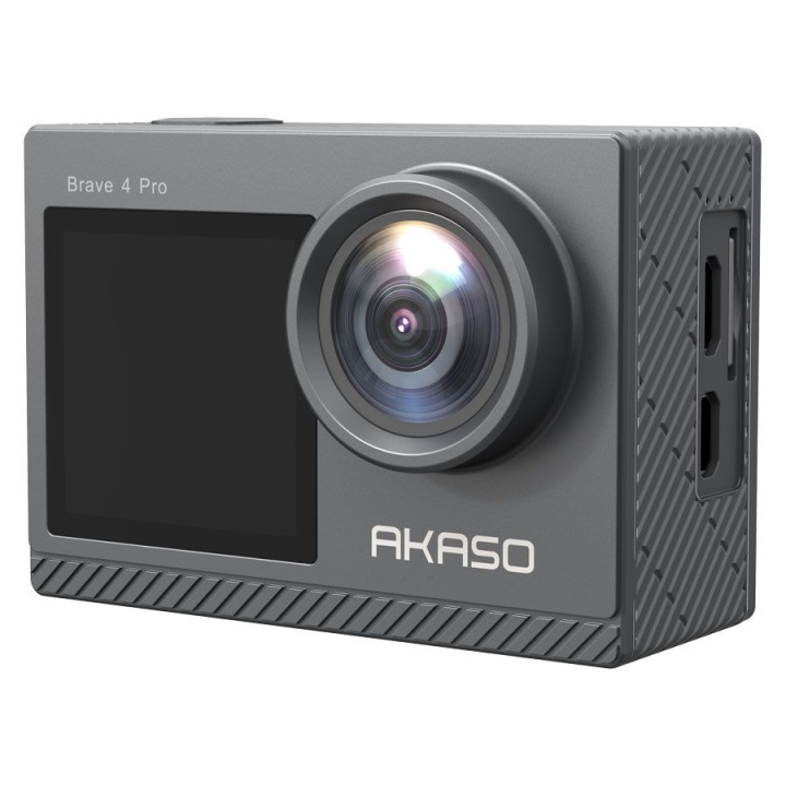 Akaso Brave 4 Pro kaksoismonitoritoimintakamera - 4K/30fps - 20MP ryhmässä URHEILU, VAPAA-AIKA JA HARRASTUS / Action-kamerat & Tarvikkeet / Actionkamerat @ TP E-commerce Nordic AB (D19321)