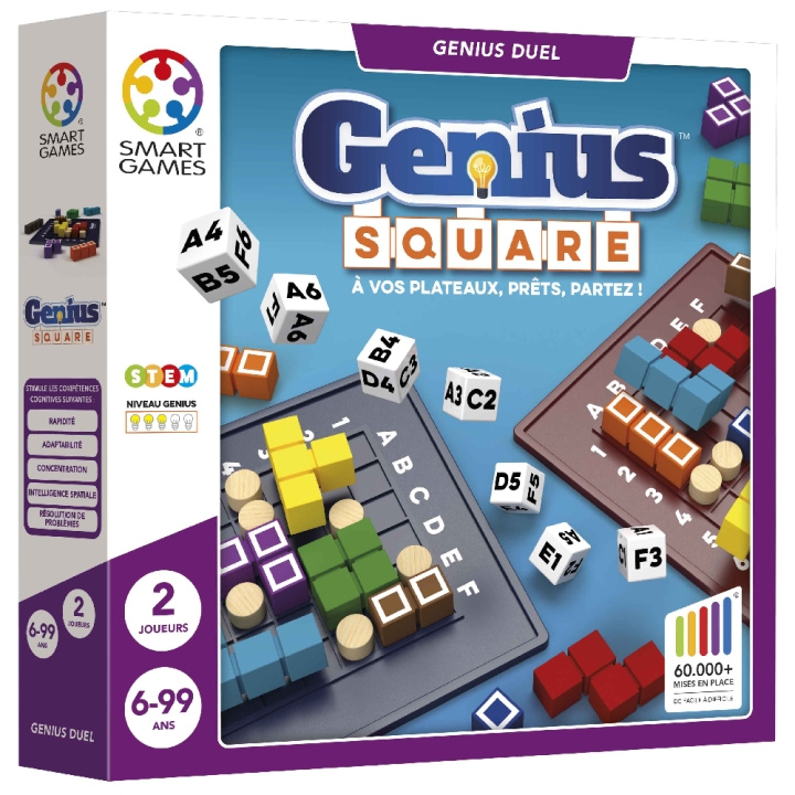 Smart Games Genius Square (pohjoismainen) (SG9001) ryhmässä LELUT, TUOTTEET LAPSILLE JA VAUVOILLE / Peli / Lautapelit @ TP E-commerce Nordic AB (D19329)