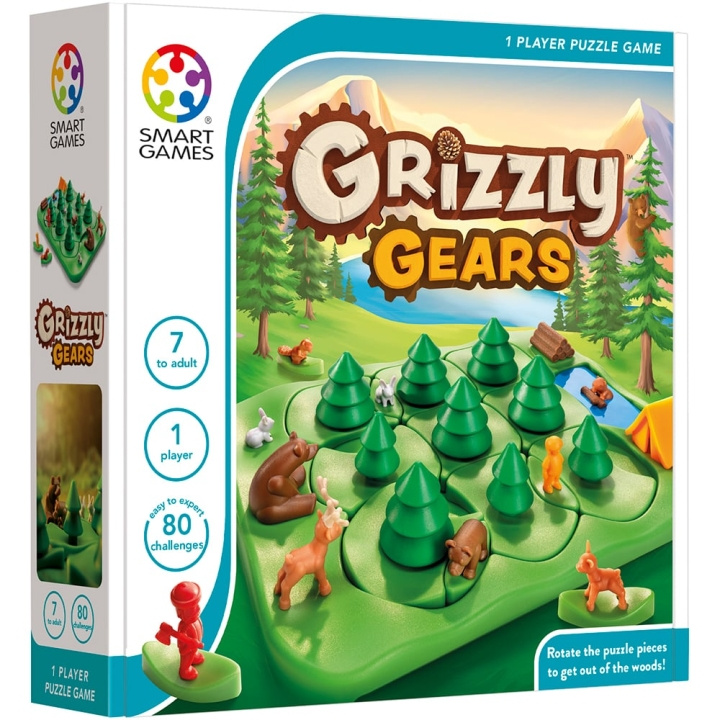 Smart Games Grizzly Gears (Nordic) (SG2445) ryhmässä LELUT, TUOTTEET LAPSILLE JA VAUVOILLE / Peli / Lautapelit @ TP E-commerce Nordic AB (D19330)