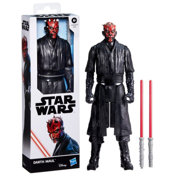 Star Wars Titan Hero Series Darth Maul Toimintafiguuri (G1278) ryhmässä LELUT, TUOTTEET LAPSILLE JA VAUVOILLE / Leikkikalut, Askartelu &Pelit / Figuurit, miniatyyrit ja tarvikkeet @ TP E-commerce Nordic AB (D19336)