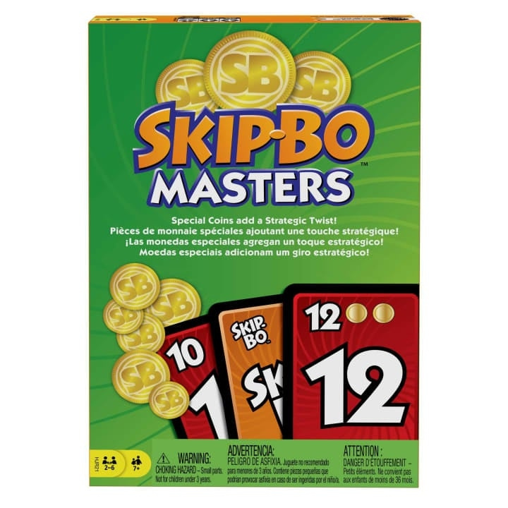 Mattel Games Skip-Bo Masters (HJR21) ryhmässä LELUT, TUOTTEET LAPSILLE JA VAUVOILLE / Peli / Korttipeli @ TP E-commerce Nordic AB (D19340)