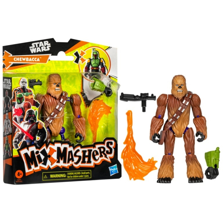 Star Wars MixMashers Chewbacca Toimintafiguuri (G0297) ryhmässä LELUT, TUOTTEET LAPSILLE JA VAUVOILLE / Leikkikalut, Askartelu &Pelit / Figuurit, miniatyyrit ja tarvikkeet @ TP E-commerce Nordic AB (D19349)