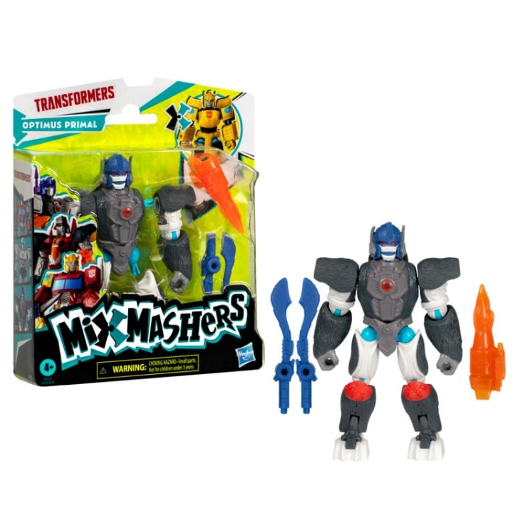 Transformers Mix Mashers Optimus Primal -toimintafiguuri (F97335X0) ryhmässä LELUT, TUOTTEET LAPSILLE JA VAUVOILLE / Leikkikalut, Askartelu &Pelit / Figuurit, miniatyyrit ja tarvikkeet @ TP E-commerce Nordic AB (D19351)