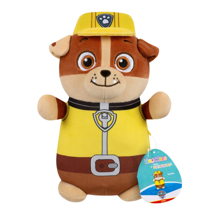 Squishmallows Hugmees Pehmolelu Paw Patrol - Rubble ryhmässä LELUT, TUOTTEET LAPSILLE JA VAUVOILLE / Lelut vauvoille (0-3v) / Pehmolelut @ TP E-commerce Nordic AB (D19359)