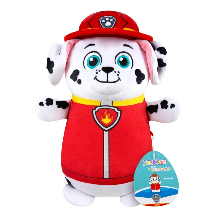 Squishmallows Hugmees Pehmolelu Paw Patrol - Marshall ryhmässä LELUT, TUOTTEET LAPSILLE JA VAUVOILLE / Lelut vauvoille (0-3v) / Pehmolelut @ TP E-commerce Nordic AB (D19360)
