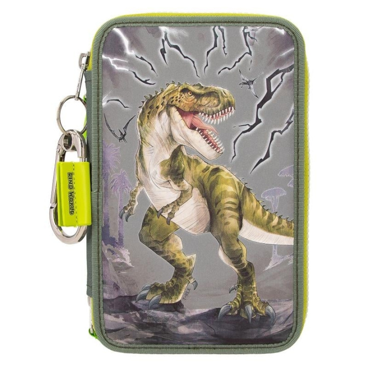 Dino World Kolminkertainen kynäkotelo REFLECTOR ( 0411758 ) ryhmässä LELUT, TUOTTEET LAPSILLE JA VAUVOILLE / Leikkikalut, Askartelu &Pelit / Penaali @ TP E-commerce Nordic AB (D19363)