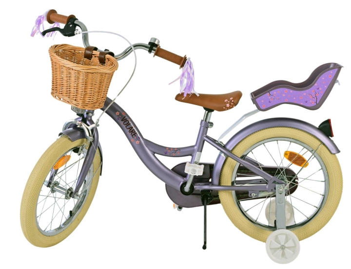 Volare Lasten polkupyörä 16 - Blossom Purple (31642) ryhmässä LELUT, TUOTTEET LAPSILLE JA VAUVOILLE / Ulkoleut / Pyörät & Potkulaudat @ TP E-commerce Nordic AB (D19378)