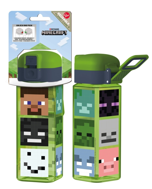 MINECRAFT Stor - Vesipullo - MINECRAFT (40402) ryhmässä LELUT, TUOTTEET LAPSILLE JA VAUVOILLE / Syö ja juo / Tuttipullot & Tarvikkeet @ TP E-commerce Nordic AB (D19379)