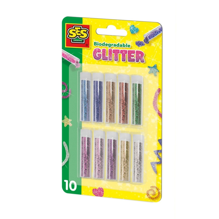 SES Creative Biohajoava glitter - (S00252) ryhmässä LELUT, TUOTTEET LAPSILLE JA VAUVOILLE / Leikkikalut, Askartelu &Pelit / Käsityöt @ TP E-commerce Nordic AB (D19399)