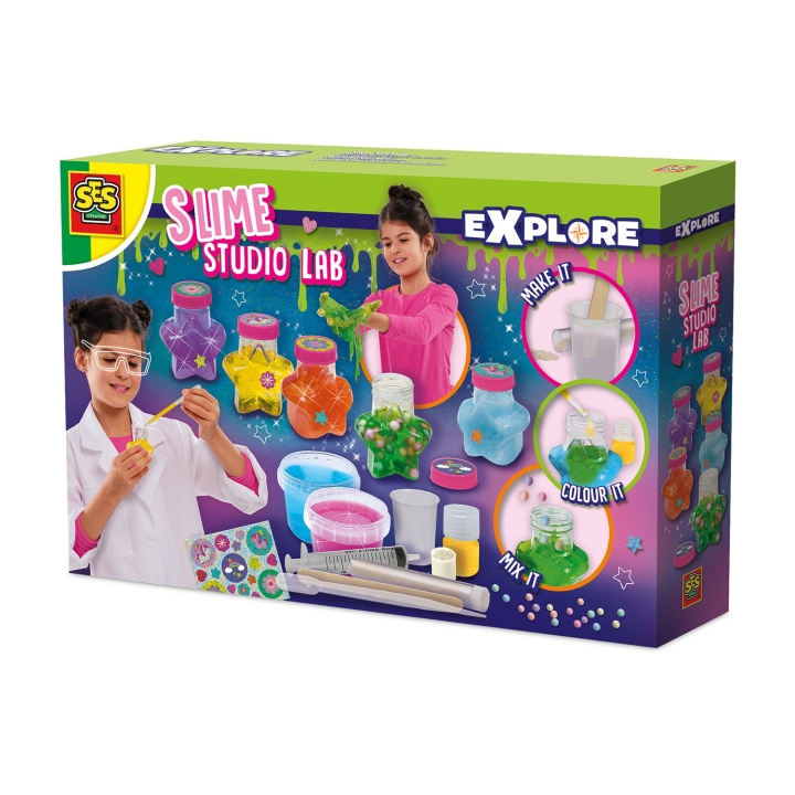 SES Creative Tiedelaboratorio Slime Studio - (S25143) ryhmässä LELUT, TUOTTEET LAPSILLE JA VAUVOILLE / Leikkikalut, Askartelu &Pelit / Käsityöt @ TP E-commerce Nordic AB (D19403)
