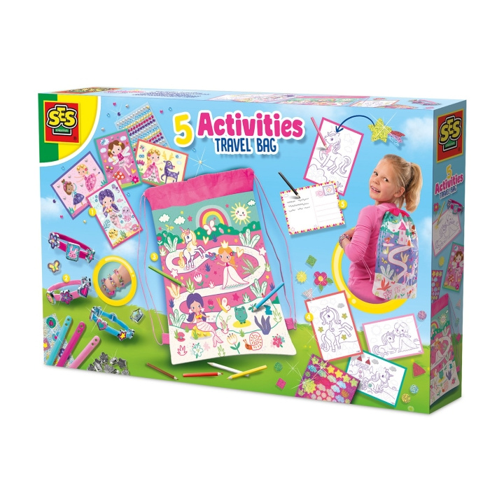 SES Creative 5 aktiviteetin matkalaukku - (S02401) ryhmässä LELUT, TUOTTEET LAPSILLE JA VAUVOILLE / Lelut vauvoille (0-3v) / Toiminnalliset lelut @ TP E-commerce Nordic AB (D19404)