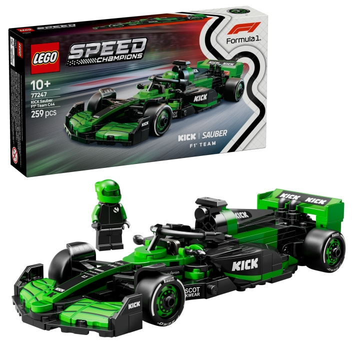 LEGO Speed Champions - KICK Sauber F1 Team C44 kilpa-auto (77247) ryhmässä LELUT, TUOTTEET LAPSILLE JA VAUVOILLE / Leikkikalut, Askartelu &Pelit / Rakennuslelut / Lego @ TP E-commerce Nordic AB (D19413)