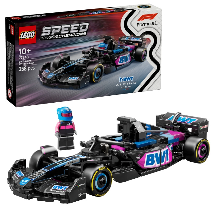 LEGO Speed Champions - BWT Alpine F1® Team A524 kilpa-auto (77248) ryhmässä LELUT, TUOTTEET LAPSILLE JA VAUVOILLE / Leikkikalut, Askartelu &Pelit / Rakennuslelut / Lego @ TP E-commerce Nordic AB (D19421)