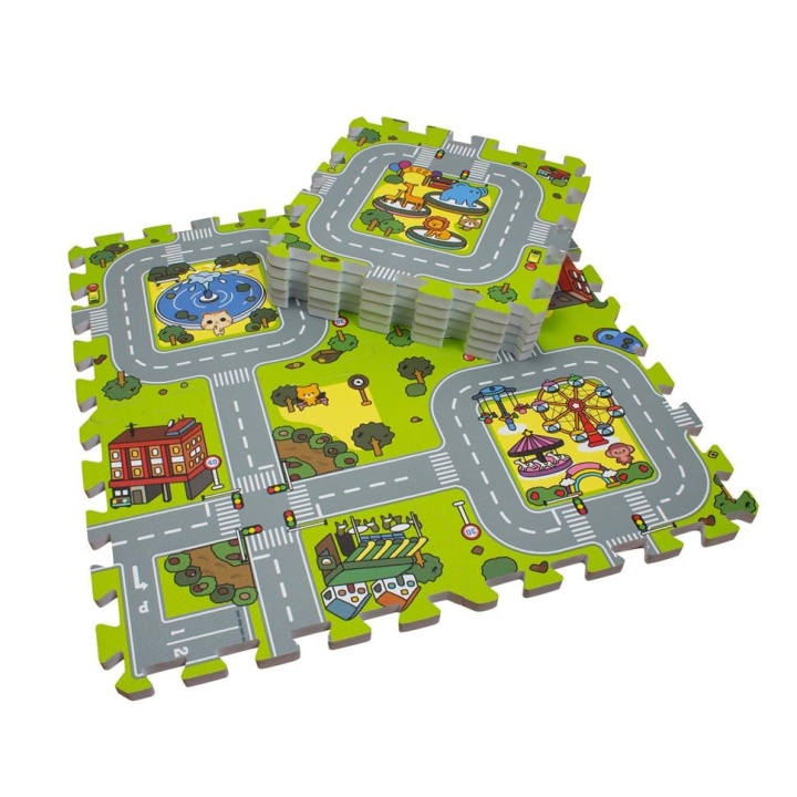 Magni Floor Puzzle in foam w. road - 3602 ryhmässä LELUT, TUOTTEET LAPSILLE JA VAUVOILLE / Leikkikalut, Askartelu &Pelit / Lasten palapeli @ TP E-commerce Nordic AB (D19441)
