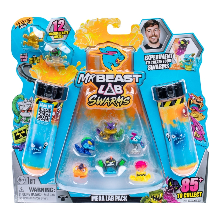 MR. BEAST LAB MrBeast Lab Swarms Mega Lab 12 pakkaus. Sarja 2 - (20389) ryhmässä LELUT, TUOTTEET LAPSILLE JA VAUVOILLE / Leikkikalut, Askartelu &Pelit / Figuurit, miniatyyrit ja tarvikkeet @ TP E-commerce Nordic AB (D19447)
