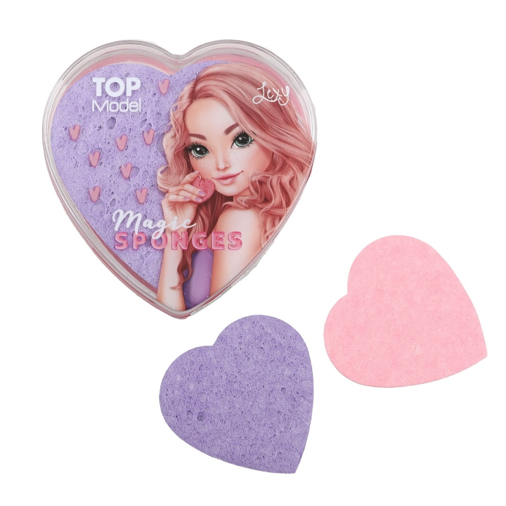 TOPModel Maagiset sydämen sienet BEAUTY and ME - violetti, vaaleanpunainen, pinkki ryhmässä LELUT, TUOTTEET LAPSILLE JA VAUVOILLE / Vauvatuotteet / Kylpy @ TP E-commerce Nordic AB (D19481)