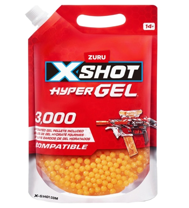 X-Shot HYPER GEL - Hydrated Gellet Refill Foilbag (36810SQ1) ryhmässä LELUT, TUOTTEET LAPSILLE JA VAUVOILLE / Leikkikalut, Askartelu &Pelit / Toimintapeli @ TP E-commerce Nordic AB (D19492)