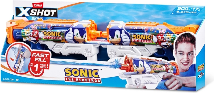 X-Shot X- SHOT - Nopeasti täytettävät vesihahmot Sonic - The Hedgehog Hyperload Water Blaster (2 kpl) - (118111) ryhmässä LELUT, TUOTTEET LAPSILLE JA VAUVOILLE / Leikkikalut, Askartelu &Pelit / Toimintapeli @ TP E-commerce Nordic AB (D19493)